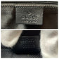 GUCCI Handbag 000 0854 GG canvas Black SilverMetal Handbag Shoulder Bag Women Used Authentic