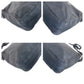 PRADA Shoulder Bag Nylon, Leather, Plastic black Test Triangle With logo Women Used Authentic