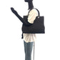GUCCI Tote Bag 002 1010 GG canvas Black SilverMetal Tote Bag handbag Bamboo Women Used Authentic
