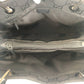 GUCCI Tote Bag 002 1010 GG canvas Black SilverMetal Tote Bag handbag Bamboo Women Used Authentic
