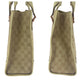 GUCCI Tote Bag 124260 GG canvas Beige Ivory Gold Metal Tote Bag Handbag Shoulder Bag Women Used Authentic