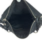 PRADA Shoulder Bag Nylon Black SilverMetal Test Triangle With logo