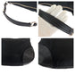PRADA Shoulder Bag Nylon Black SilverMetal Test Triangle With logo