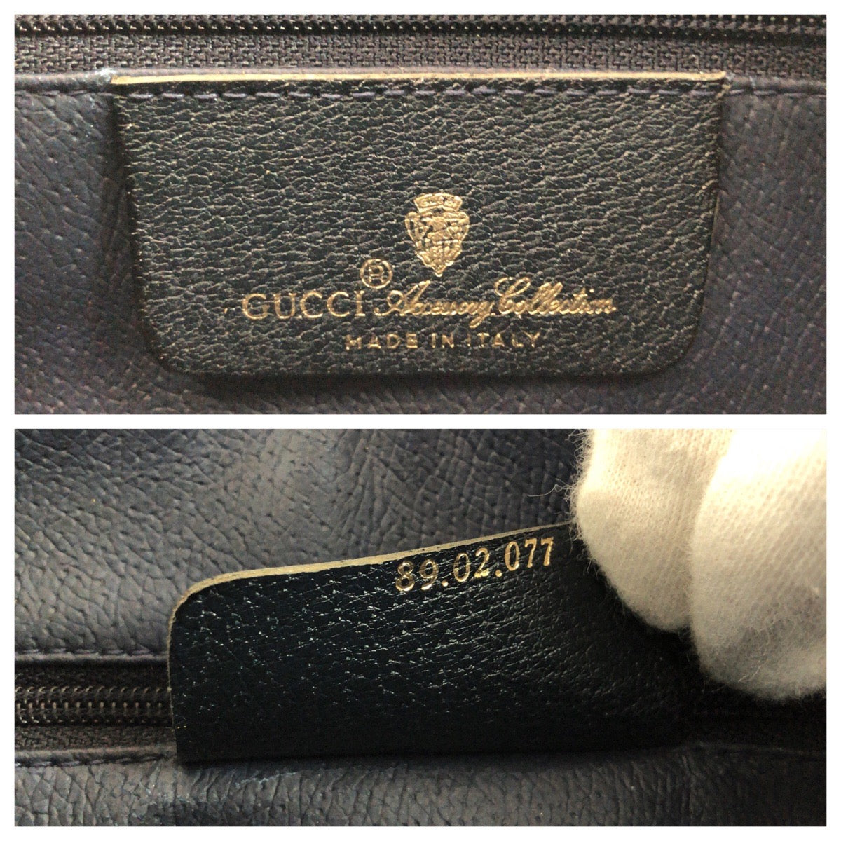 GUCCI Shoulder Bag 89 02 077 GG Supreme Canvas gray Shoulder Bag pochette Old Gucci Women Used Authentic