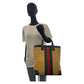 GUCCI Tote Bag 002 1121 Canvas, Leather beige Sherry line Women Used Authentic
