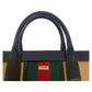 GUCCI Tote Bag 002 1121 Canvas, Leather beige Sherry line Women Used Authentic