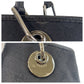 GUCCI Tote Bag 120840 GG canvas, leather Black SilverMetal Tote Bag Shoulder Bag Women Used Authentic