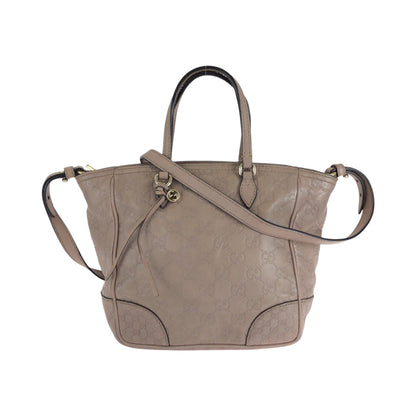GUCCI Shoulder Bag 353132 leather pink Shoulder Bag Handbag 2way Guccisima Women Used Authentic