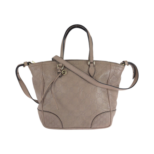 GUCCI Shoulder Bag 353132 leather pink Shoulder Bag Handbag 2way Guccisima Women Used Authentic