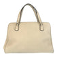 GUCCI Handbag leather white Handbag Interlocking Women Used Authentic
