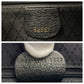 GUCCI Backpack 003 1705 0030 Suede Black GoldMetal Backpack Backpack Bamboo Women Used Authentic