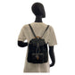 GUCCI Backpack 003 1705 0030 Suede Black GoldMetal Backpack Backpack Bamboo Women Used Authentic