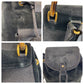 GUCCI Backpack 003 1705 0030 Suede Black GoldMetal Backpack Backpack Bamboo Women Used Authentic