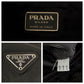 PRADA Backpack Nylon green Backpack Backpack Test Triangle With logo Women Used Authentic