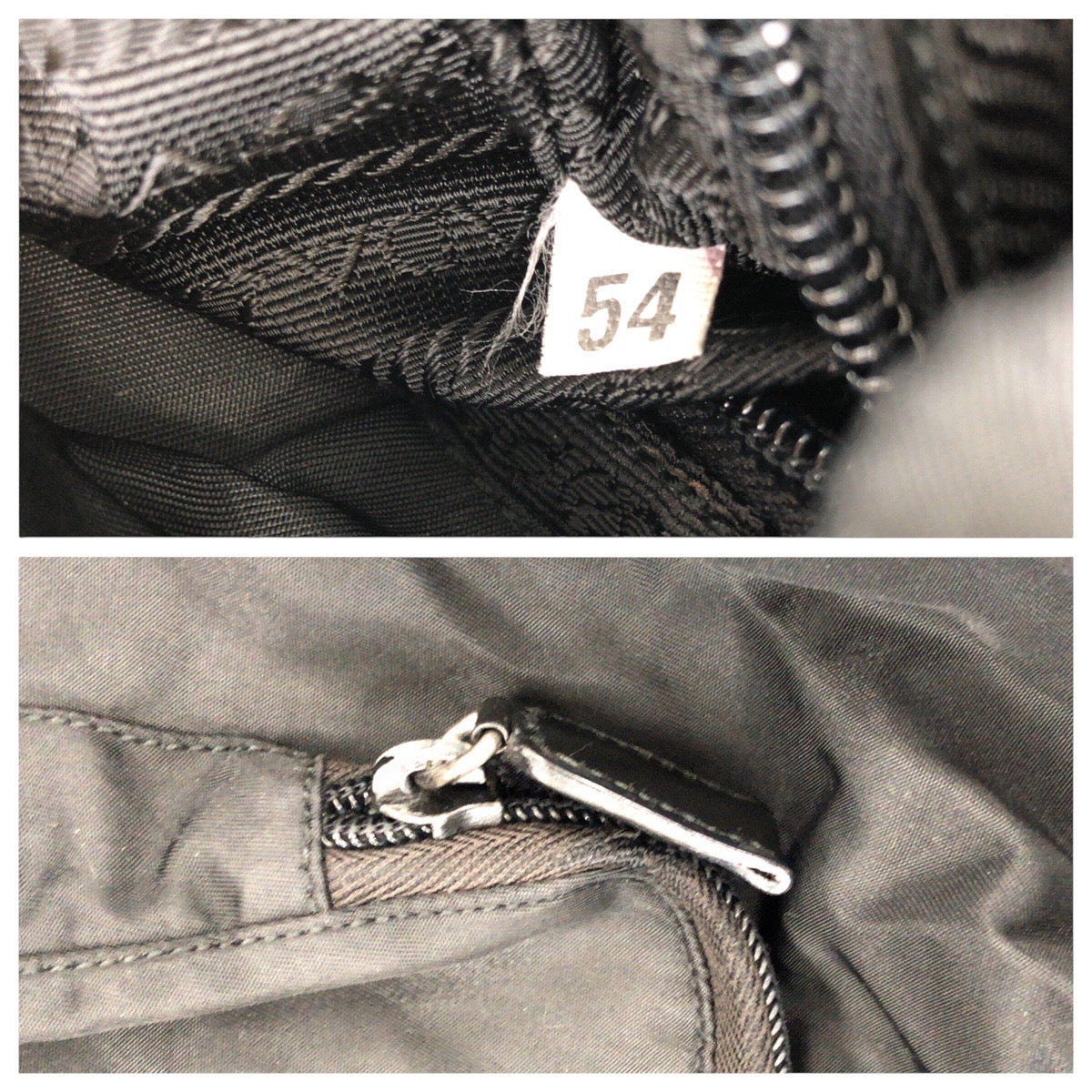 PRADA Backpack Nylon, Leather black Backpacks & Daypacks Backpacks Test Triangle With logo Women Used Authentic