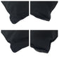 PRADA Shoulder Bag Nylon Black SilverMetal Shoulder Bag Sacoche Test Triangle With logo mens Used Authentic
