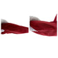 PRADA Shoulder Bag Nylon Red Shoulder Bag pochette Test Triangle With logo Women Used Authentic