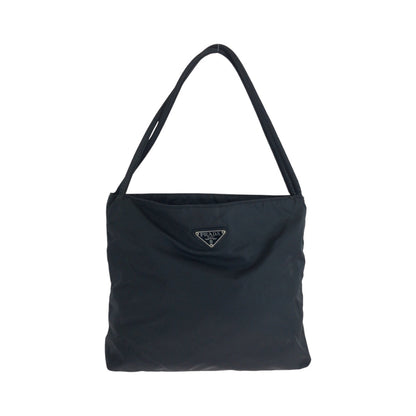PRADA Tote Bag B6243 Nylon black Tote Bag Shoulder Bag Test Triangle With logo Women Used Authentic