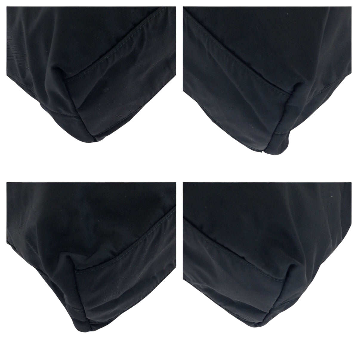 PRADA Tote Bag B6243 Nylon black Tote Bag Shoulder Bag Test Triangle With logo Women Used Authentic