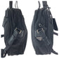 PRADA Shoulder Bag V407S Nylon Black SilverMetal Shoulder Bag Business Bag 2way Test Triangle With logo mens Used Authentic