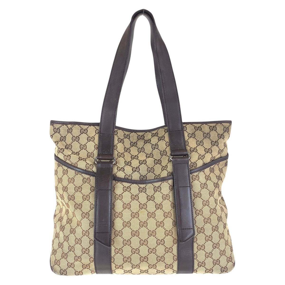 GUCCI Tote Bag 145971 GG canvas Beige brown