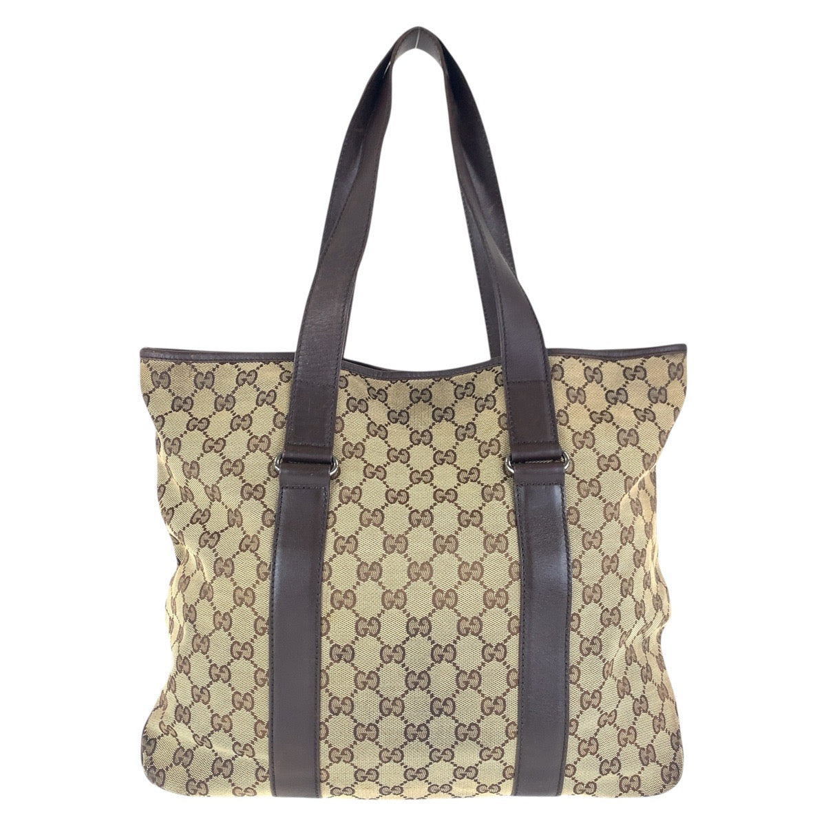 GUCCI Tote Bag 145971 GG canvas Beige brown