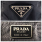 PRADA Tote Bag Nylon Black black Tote Bag Shoulder Bag Test Triangle With logo Women Used Authentic