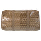 FENDI Handbag PVC, Leather beige Handbag Boston Duffel bag Zucca Women Used Authentic