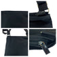 PRADA Shoulder Bag Nylon Black SilverMetal Shoulder Bag pochette Test Triangle With logo mens Used Authentic