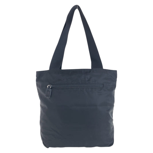 PRADA Tote Bag Nylon black Tote Bag Shoulder Bag Test Triangle With logo Women Used Authentic