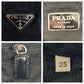 PRADA Tote Bag Nylon black Tote Bag Shoulder Bag Test Triangle With logo Women Used Authentic