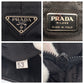 PRADA Tote Bag Nylon, Plastic black Tote Bag Shoulder Bag Test Triangle With logo Women Used Authentic
