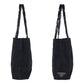 PRADA Tote Bag Nylon, Plastic black Tote Bag Shoulder Bag Test Triangle With logo Women Used Authentic