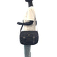PRADA Shoulder Bag 31 Nylon Black SilverMetal Crossbody Shoulder Bag Unisex Test Triangle With logo Women Used Authentic