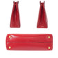 PRADA Tote Bag leather Red Gold Metal Tote Bag Shoulder Bag 2way Safiano Women Used Authentic