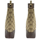GUCCI Shoulder Bag 001 4231 GG canvas Brown Beige Gold Metal One Shoulder Bag Women Used Authentic