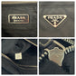 PRADA Shoulder Bag BN1052 Nylon Black SilverMetal Shoulder Bag Handbag 2way Test Triangle With logo Women Used Authentic