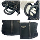 PRADA Shoulder Bag BN1052 Nylon Black SilverMetal Shoulder Bag Handbag 2way Test Triangle With logo Women Used Authentic