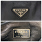 PRADA Tote Bag Nylon black Tote Bag Shoulder Bag Test Triangle With logo Women Used Authentic