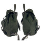 PRADA Backpack Nylon Khaki Brown SilverMetal Backpack Backpack Test Triangle With logo Women Used Authentic
