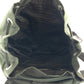 PRADA Backpack Nylon Khaki Brown SilverMetal Backpack Backpack Test Triangle With logo Women Used Authentic
