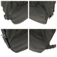 PRADA Backpack Nylon Khaki Brown SilverMetal Backpack Backpack Test Triangle With logo Women Used Authentic