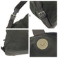 PRADA Backpack Nylon Khaki Brown SilverMetal Backpack Backpack Test Triangle With logo Women Used Authentic