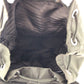 PRADA Backpack Nylon Khaki Brown SilverMetal Backpack Backpack Test Triangle With logo Women Used Authentic