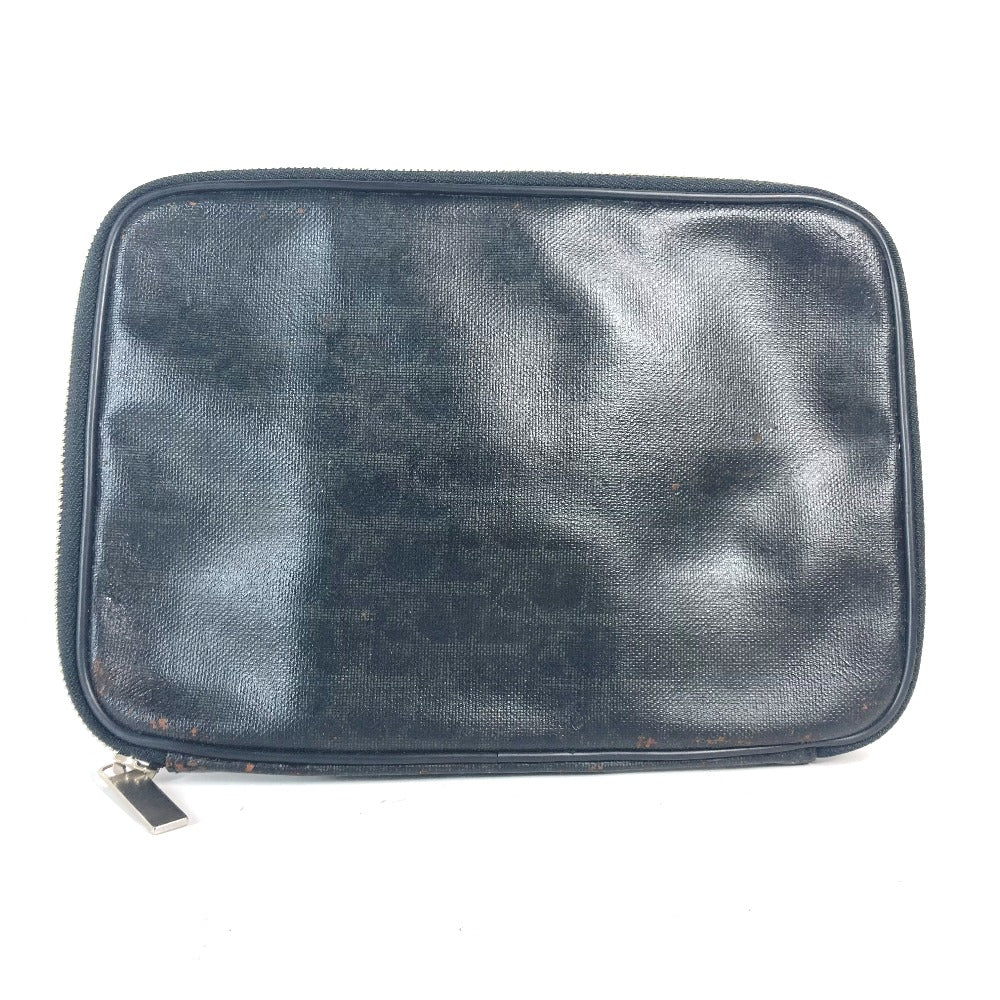 Dior Pouch PVC black logo Trotter mens Used Authentic