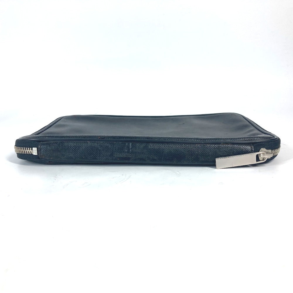 Dior Pouch PVC black logo Trotter mens Used Authentic