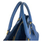 PRADA Handbag leather blue Handbag Shoulder Bag 2way Vitterodino Women Used Authentic