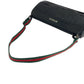 GUCCI Handbag 92320 Canvas, Leather Black SilverMetal Handbag accessory pouch Sherry line Women Used Authentic