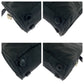 PRADA Handbag B8496 Nylon Black SilverMetal Handbag Tote Bag Test Triangle With logo Women Used Authentic