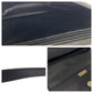 Dior Shoulder Bag leather Black GoldMetal Shoulder Bag pochette Round logo Women Used Authentic